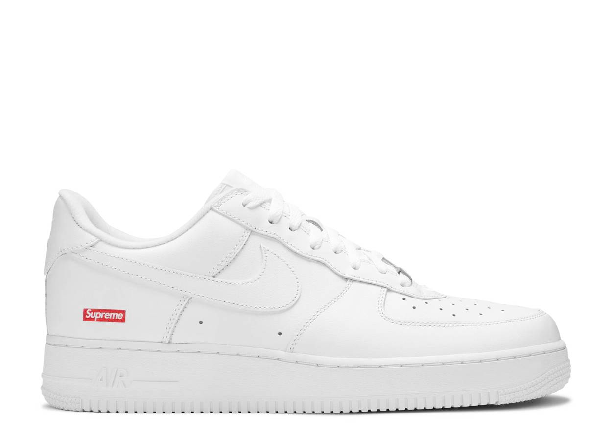 NIKE AIR FORCE 1 LOW X SUPREME 'BOX LOGO - WHITE' CU9225-100