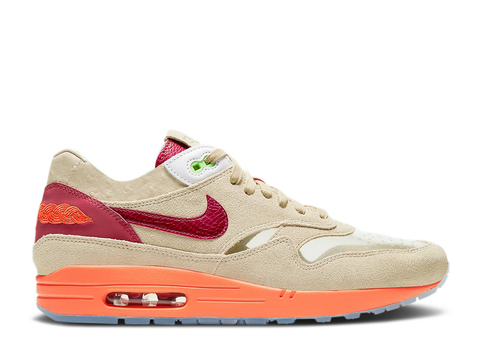 NIKE AIR MAX 1 X CLOT 'KISS OF DEATH' 2021 DD1870-100