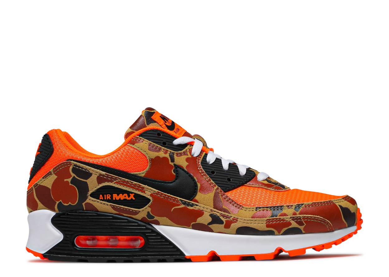 NIKE AIR MAX 90 'ORANGE CAMO' CW4039-600