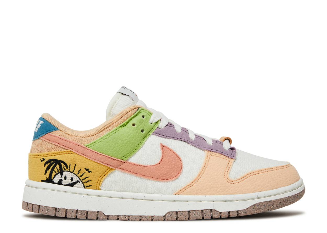 NIKE DUNK LOW SE 'SUN CLUB - MULTI-COLOR' WMNS DQ0265-100