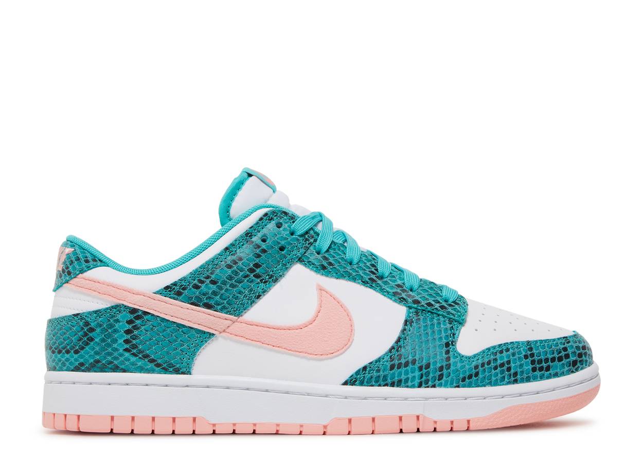 NIKE DUNK LOW 'WASHED TEAL SNAKESKIN' DR8577-300