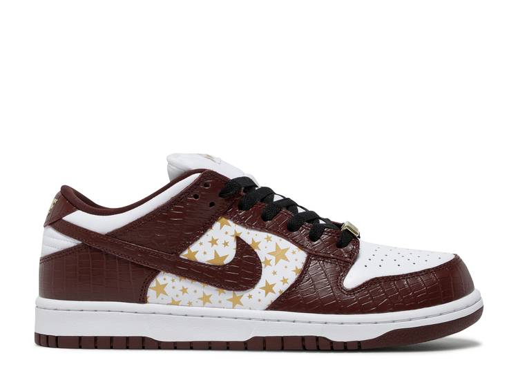 NIKE SB DUNK LOW OG QS X SUPREME 'BARKROOT BROWN' DH3228-103