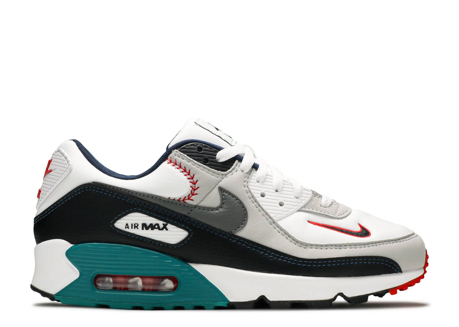 NIKE AIR MAX 90 X KEN GRIFFEY JR. 'BACKWARDS CAP' GS DJ5194-100