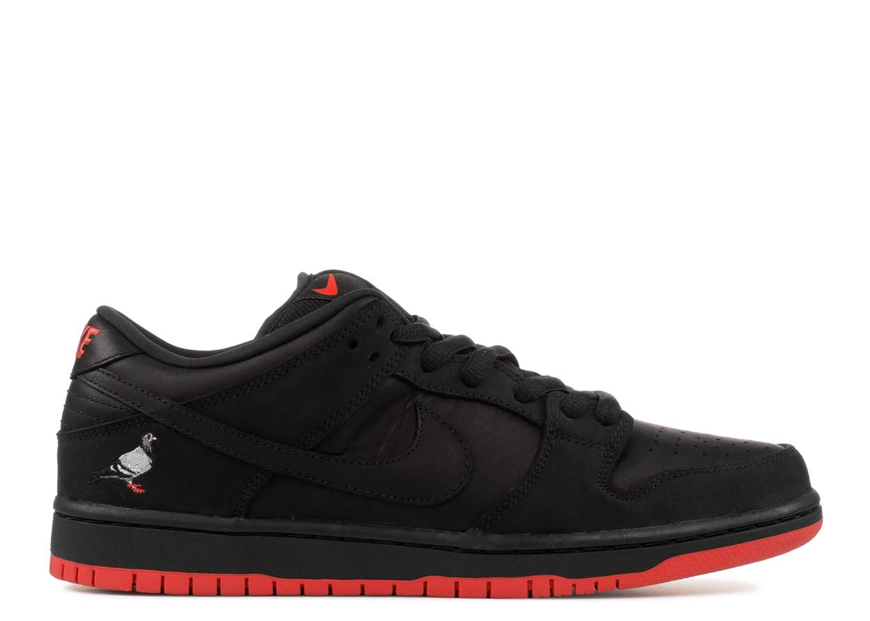 NIKE SB DUNK LOW X JEFF STAPLE 'BLACK PIGEON' 883232-008